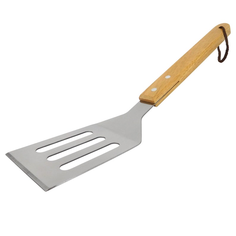 BBQ Tools With Wooden Handles Etsy