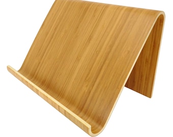 Beautiful Contemporary Bamboo Stand - Ideal iPad / Tablet / Cookery Book Stand