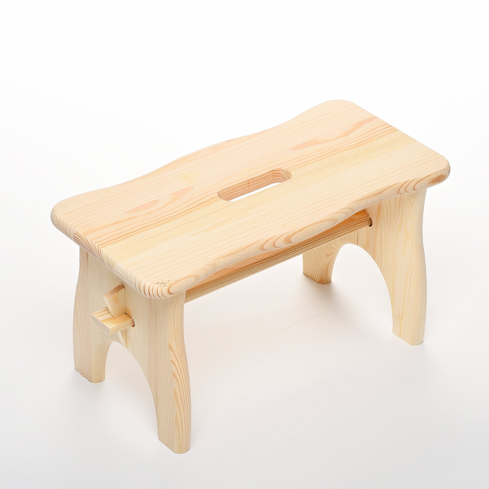 Childs Wooden Stool Etsy