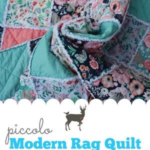 Rag Quilt Throw Pattern PDF image 3