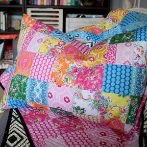 Patchwork Pillow Sham Pattern PDF image 1