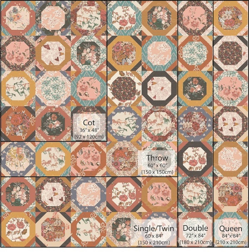 Curio Quilt Pattern PDF Pattern Etsy