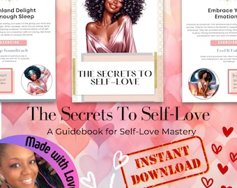 The Secrets of Self-Love Mastery Digital Printable Guidebook Workbook Journal Prompts Guide Self-Help