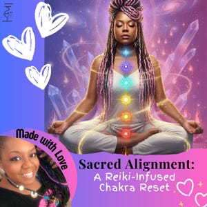 Chakra Healing Meditation | Reiki-infunderad Energiåterställning + Ljusspråk | Guidad Chakrabalans | Helig Alignment Audio