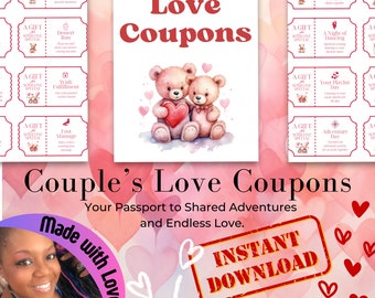 Paare lieben Coupons Sammlung von romantischen und lustigen Erfahrungen für Valentinstag Geschenk