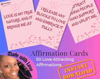 Liebe Manifestieren Affirmationen Karten Liebe Anziehen Positive Mindset Soulmate Liebe Manifestation Kartenspiel