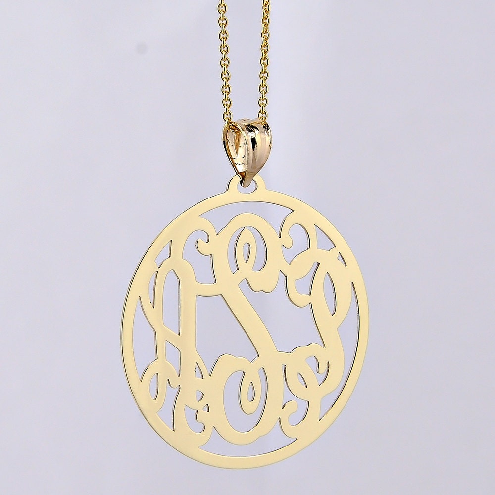 Monogram Pendant 