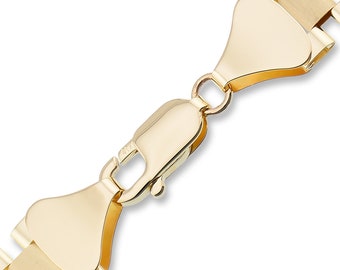 真菰　各sizeポスター10枚セット【付属S10】 10K Gold Personalized Name 12mm Watch Band Style Link Men's