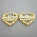 see more listings in the Gold Name Earrings section