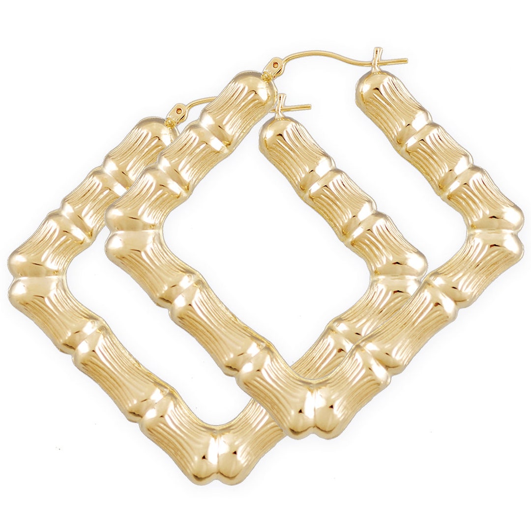 Vivi Bamboo Doorknocker Earrings main image 1