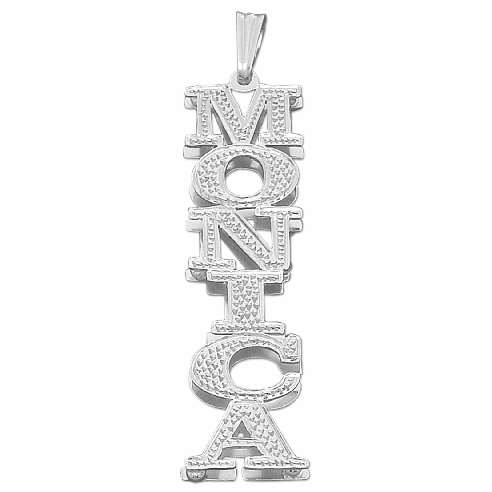 Dia Accent Name Necklace