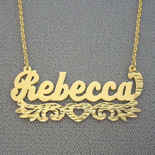 10K or 14K Yellow or White Solid Gold 