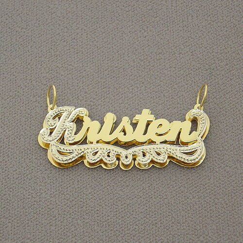 Custom Gold Name Ring Solid Gold 10k or 14k Fine Jewelry Etsy