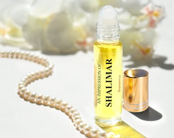Porównaj z zapachem SHALIMAR Czysty olejek perfumowany Naturalny wegański Nie testowany na zwierzętach Perfumy w roll-onie z olejem kokosowym 10 ml