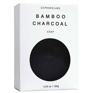 ACTIVATED BAMBOO CHARCOAL Organic Handmade Soap. All Natural Vegan with Kaolin Clay. Cold Process.