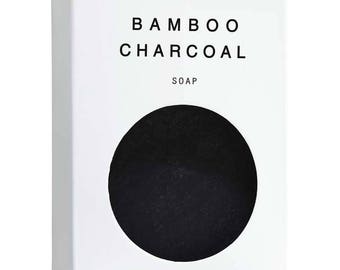 ACTIVATED BAMBOO CHARCOAL Organic Handmade Soap. All Natural Vegan with Kaolin Clay. Cold Process.