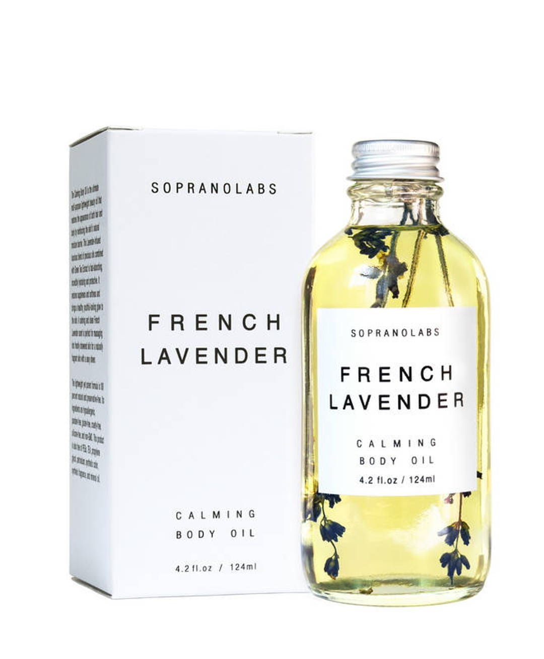 Lavender Calming Vegan Body Oil. All Natural Spa Massage Moisturizer ...