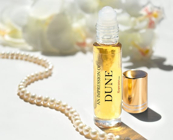 DUNE Type Pure Perfume Oil. Natural Vegan Coconut Oil Luxury Roll On Perfume. Alcohol Free. Travel Size 1 3 oz 10 ml