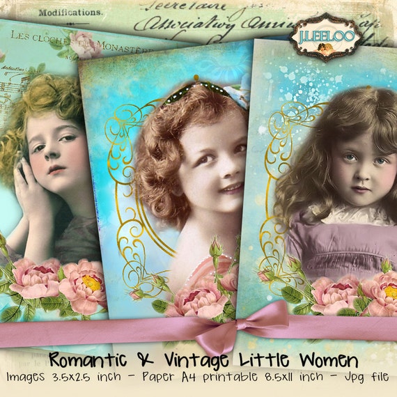 CHILDHOOD MEMORIES aceo printable paper craft | Digital collage sheet instant download journal scrapbook downloadable greeting card | ac290