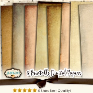 BASIC 1 NATURE large digital papers texture grunge beige for scrapbooking craft instant download printable Digital collage sheet pp111