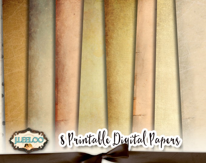 BASIC 1 NATURE large digital papers texture grunge beige for scrapbooking craft instant download printable Digital collage sheet pp111