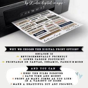 APOTHECARY SCRIPT Labels Printable Pharmacy Vintage | Ephemera Junk ...