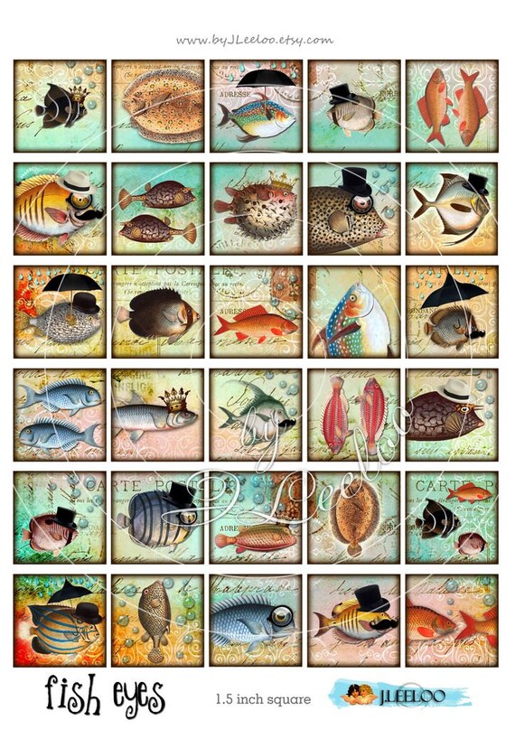 Digital Download Fish Eyes 1 5 Inch Square Fantasy Top Hat Etsy Digital Download Fish Eyes 1 5 Inch Square Fantasy Top Hat Etsy
