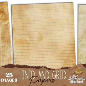 PAPIER W LINIE I KRATKĘ strony vintage | Stary zniszczony dziennik ze śmieciami | Poplamione i zniszczone naturalne cyfrowe tło teksturowane | str. 799