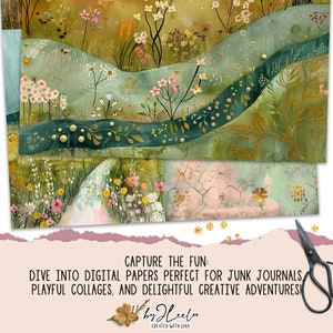 WHIMSY SPRINGTIME Collection 56 Illustration 3 Sizes | Hand-drawn ...