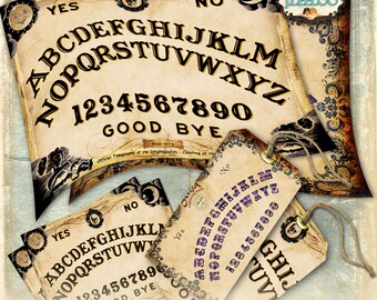 Classic Ouija Board Weeja Halloween oracle goth Bizarre Magiclaminated sheet 