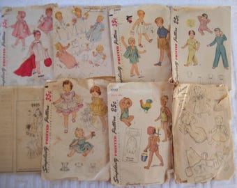 1950s Vintage Infant Pattern Lot