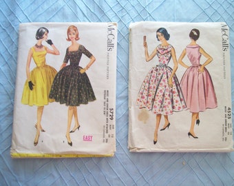 Vintage Party Dresses McCall's 5729,  McCall's 4525