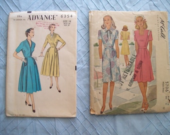 Advance 6354, McCall 5706 Afternoon/Dinner Dresses