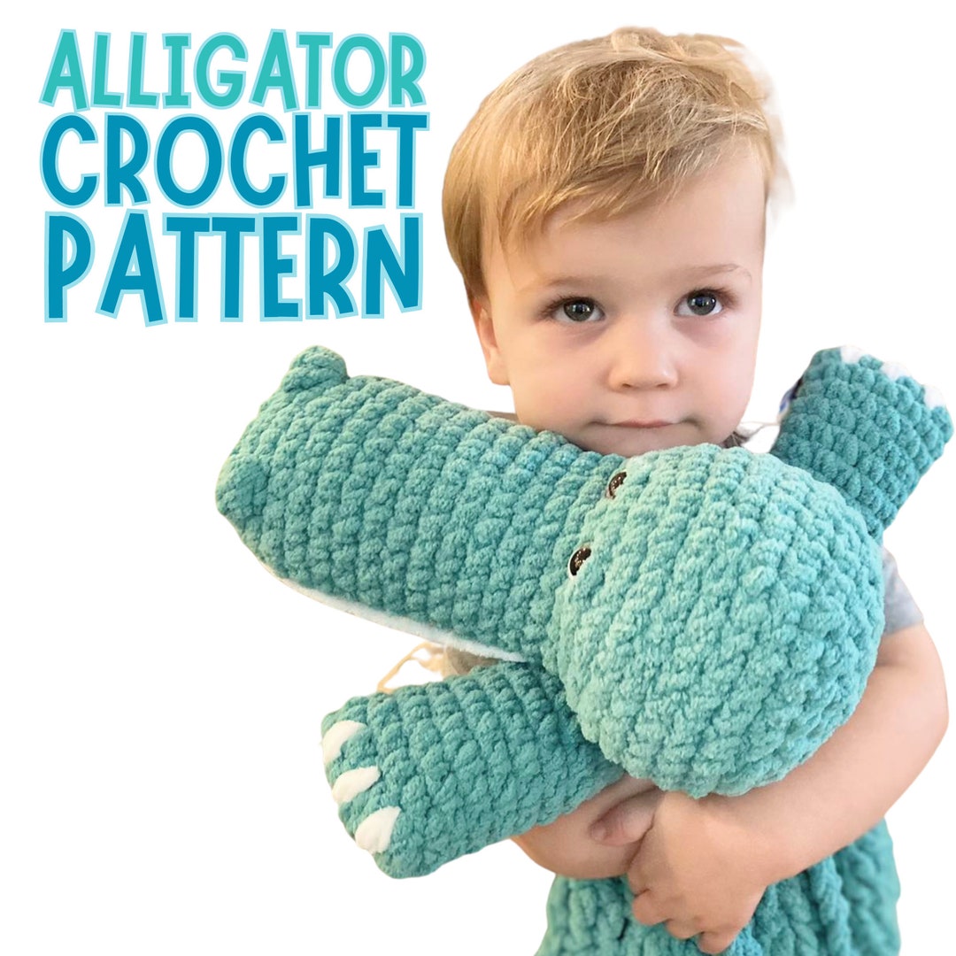 Crochet Alligator Pattern PDF Crochet Toy Patterns Plushie Amigurumi