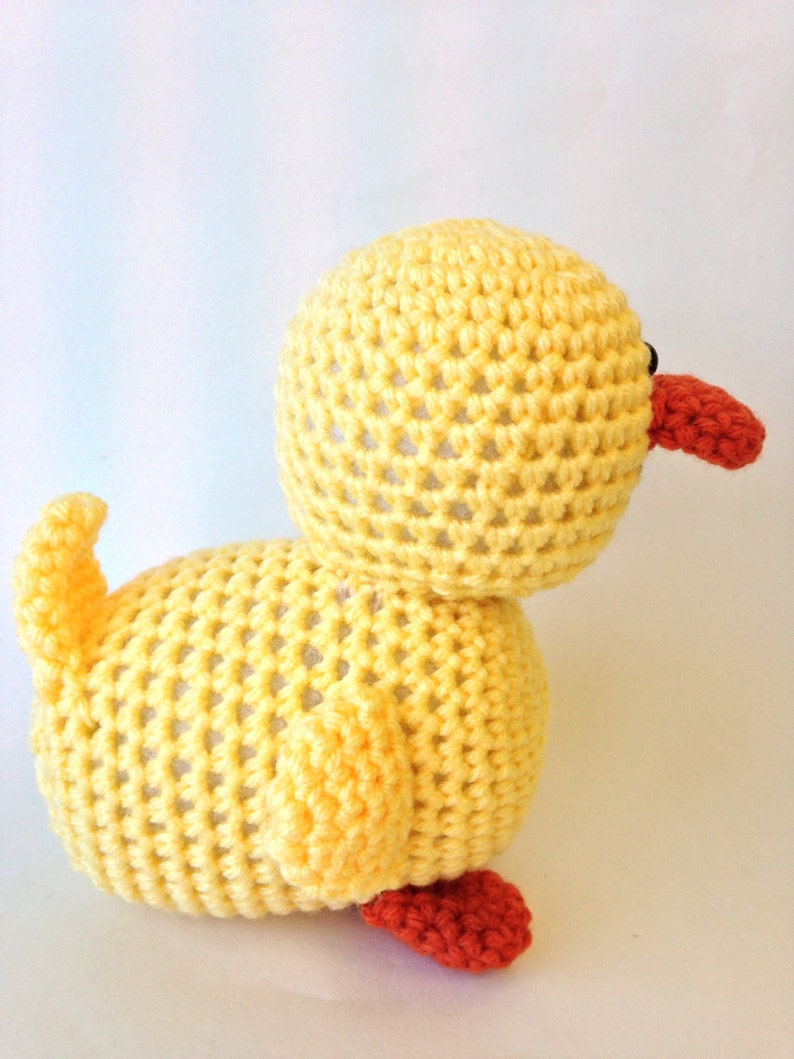 Crochet Yellow Duck Pattern Crochet Duck Crochet Duck | Etsy