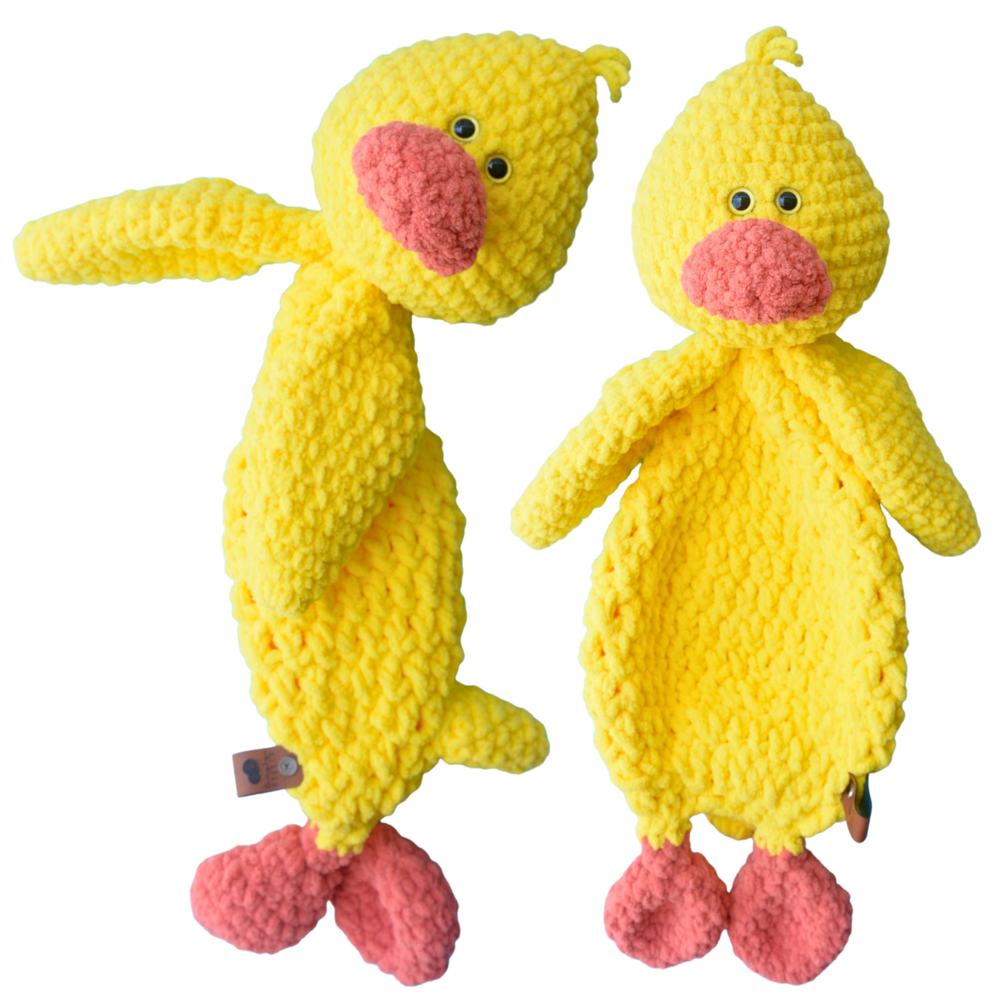 Crochet Duck comforter Amigurumi Toy Handmade Stuffed Animals toy Baby  Snuggler