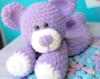 Nallebjörnsvirkmönster PDF-nedladdning | Virkade djurmönster | Enkla Amigurumi-plyschbjörnar för nybörjare
