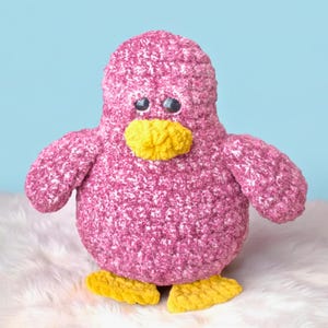 Chunky Penguin Crochet Pattern PDF Download | Crochet Animal Patterns | Easy Amigurumi Plushies for Beginners