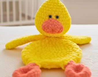 Duck Snuggler Crochet Pattern PDF Download | Crochet Animal Patterns for Beginners | Easy Amigurumi Plushies