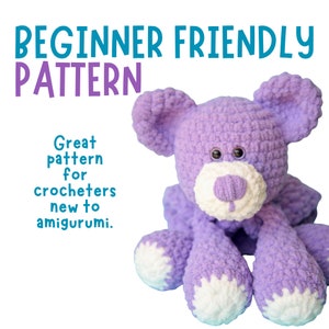 Crochet Bear Pattern beginner friendly