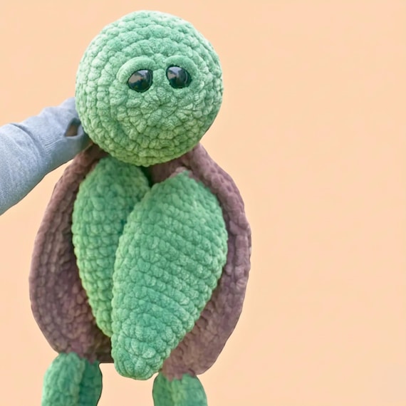 Sea Turtle Crochet Pattern PDF Download | Crochet Animal Patterns | Easy Amigurumi Plushies for Beginners