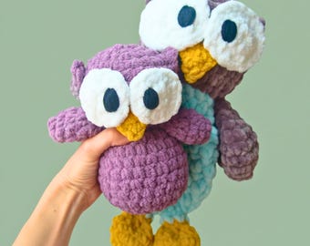 Owl Crochet Pattern Bundle PDF | Crochet Animal Patterns | Easy Amigurumi Plushies for Beginners