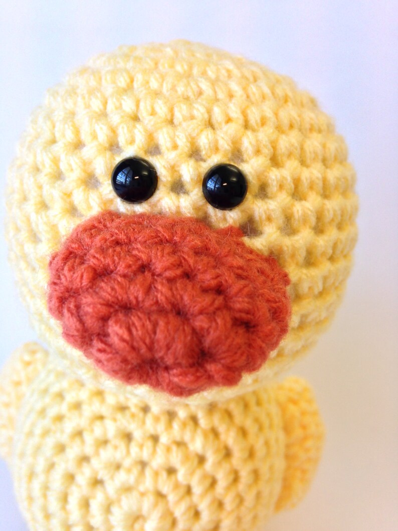 Crochet Yellow Duck Pattern Crochet Duck Crochet Duck Etsy