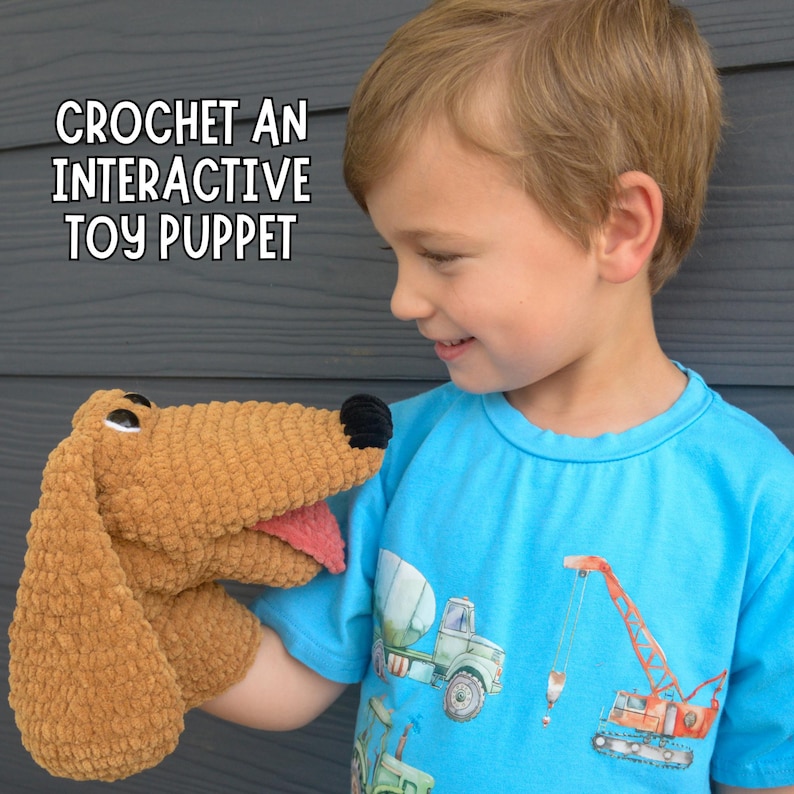 Dog Puppet Crochet Pattern