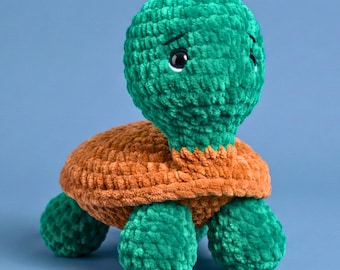Turtle Crochet Pattern | Amigurumi Turtle Plush PDF | Easy Beginner Pattern For Handmade Toys