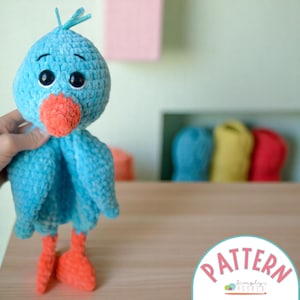 Bird Crochet Pattern: Easy Amigurumi Plush Toy (PDF Pattern)
