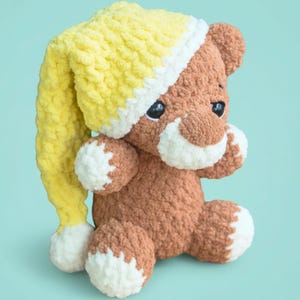 Teddy Bear Crochet Pattern PDF Download | Crochet Animal Patterns | Easy Amigurumi Plushies for Beginners