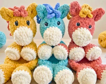 Pferd Häkelanleitung PDF Download | Tier Häkelanleitungen | Einfache Amigurumi Plüschtiere für Anfänger