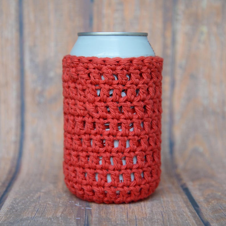 Crochet Soda Can Cozy Handmade Cozy Soda Can Cover Beer Etsy