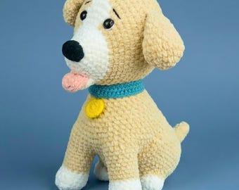 Dog Crochet Pattern PDF Download | Crochet Animal Patterns | Easy Amigurumi Plushies for Beginners